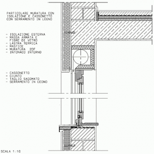 Muratura Isolata Con Serramento In Legno E Cassonetto Ediliziainrete It